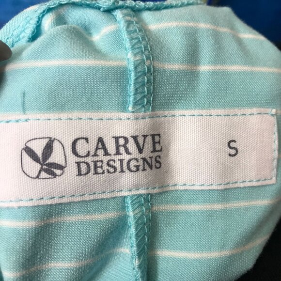 CARVE DESIGN - WOMEN'S SMALL - AQUA SLEEVELESS V NECK DRESS - Picture 5 of 5